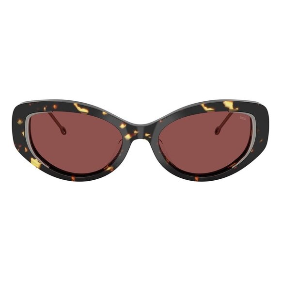 New DIESEL Havana Cat Eye DL2001MU 2017/75 Sunglasses Women - Picture 2 of 6